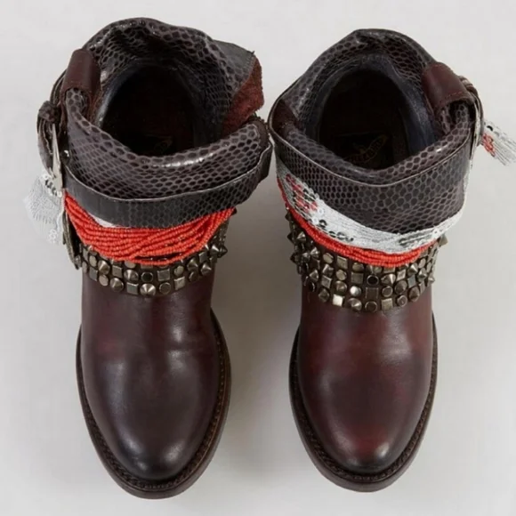 🟣 FREEBIRD by Steven Shena Ankle Boot Bootie Womens size 6 - Picture 4 of 9